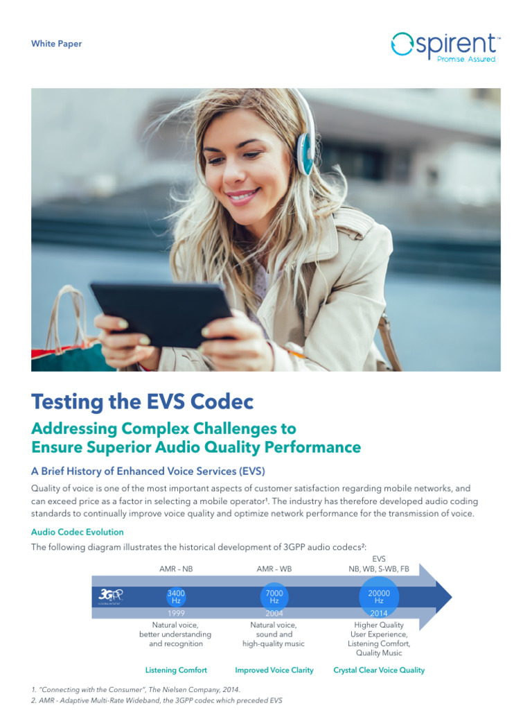 Spirent 8100 3.Spirent 8100 EVS Codec Testing Solution En | PDF ...