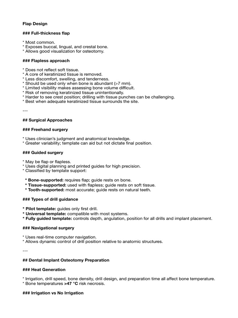 Implant Placement Surgical Protocol | PDF | Dental Implant | Bone