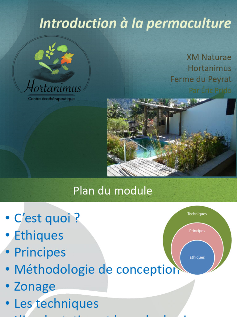 2020 Intro A La Permaculture | PDF | Permaculture | Agriculture