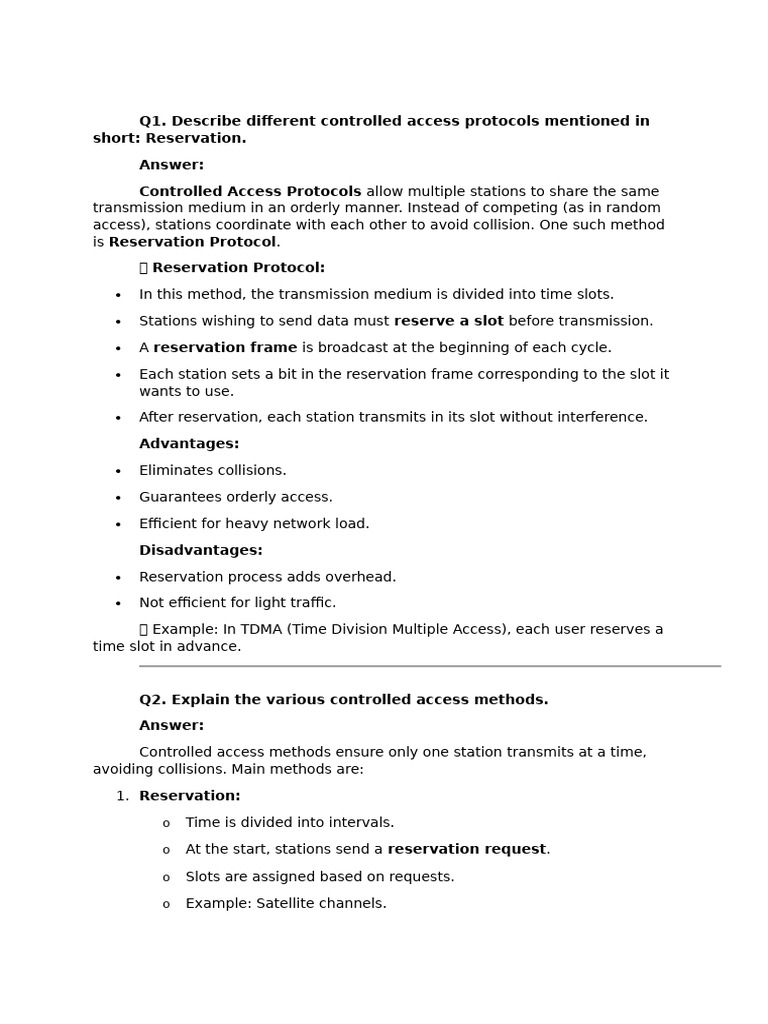 BCN unit 3 | PDF | Channel Access Method | Transmission Control Protocol