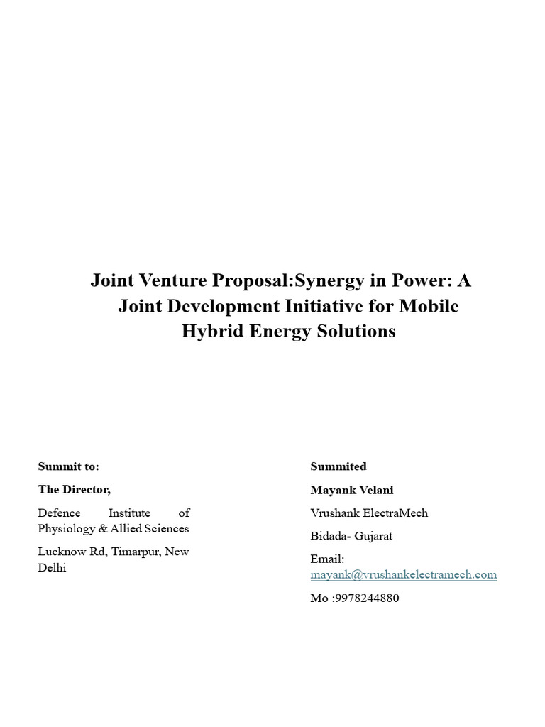 A Mhep Prposal | PDF | Hybrid Vehicle | Sustainable Energy