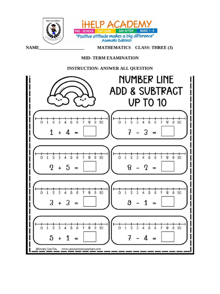 Class 3 Maths | PDF