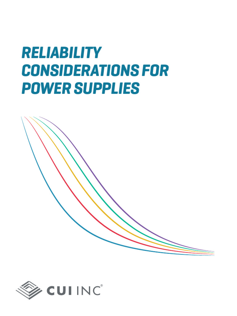 Reliability Considerations For Power Supplies | PDF | Reliability ...