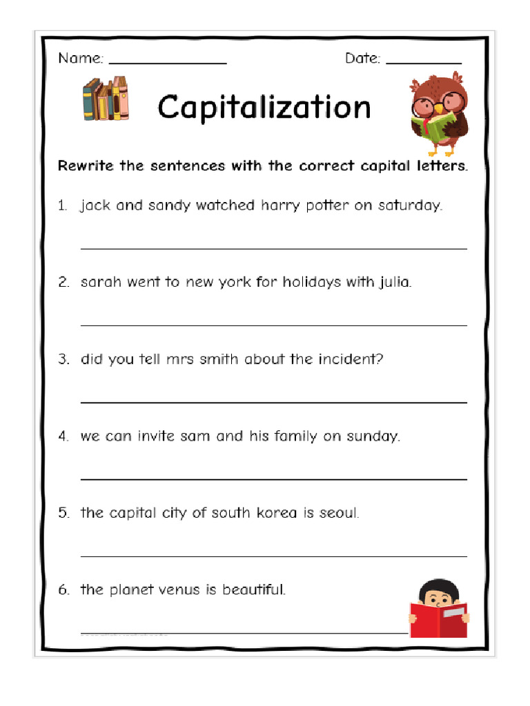 Capitalization | PDF