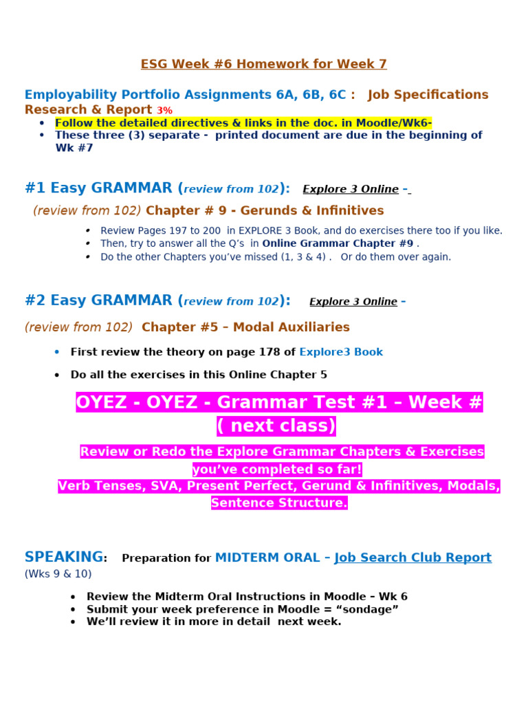 Wk 6 Homework Due Week 7 | PDF