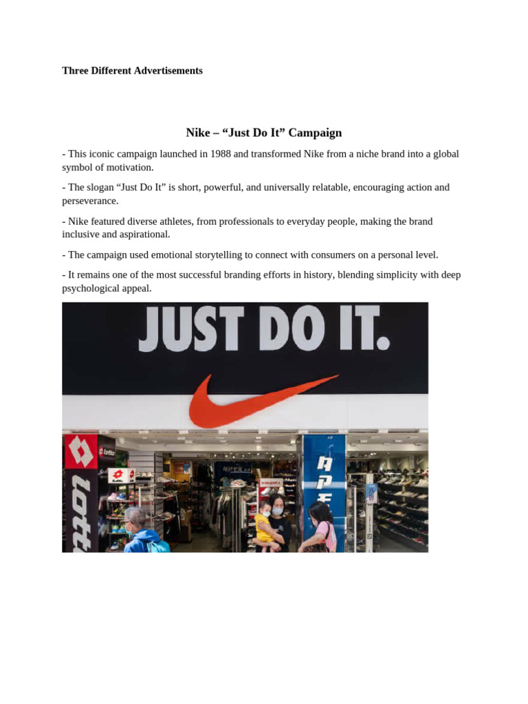 Three Different Advertisements | PDF | Brand | Coca Cola