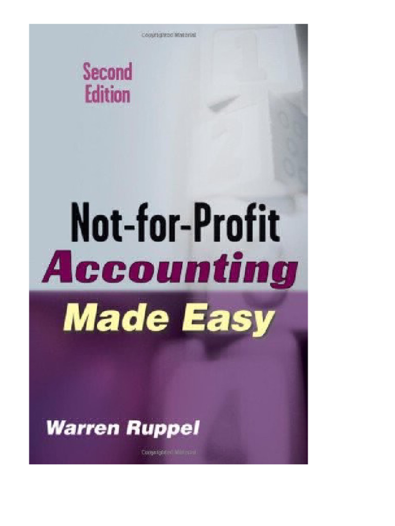 Not For Profit Accounting Made Easy 2nd Edition Warren Ruppel Ebook ...