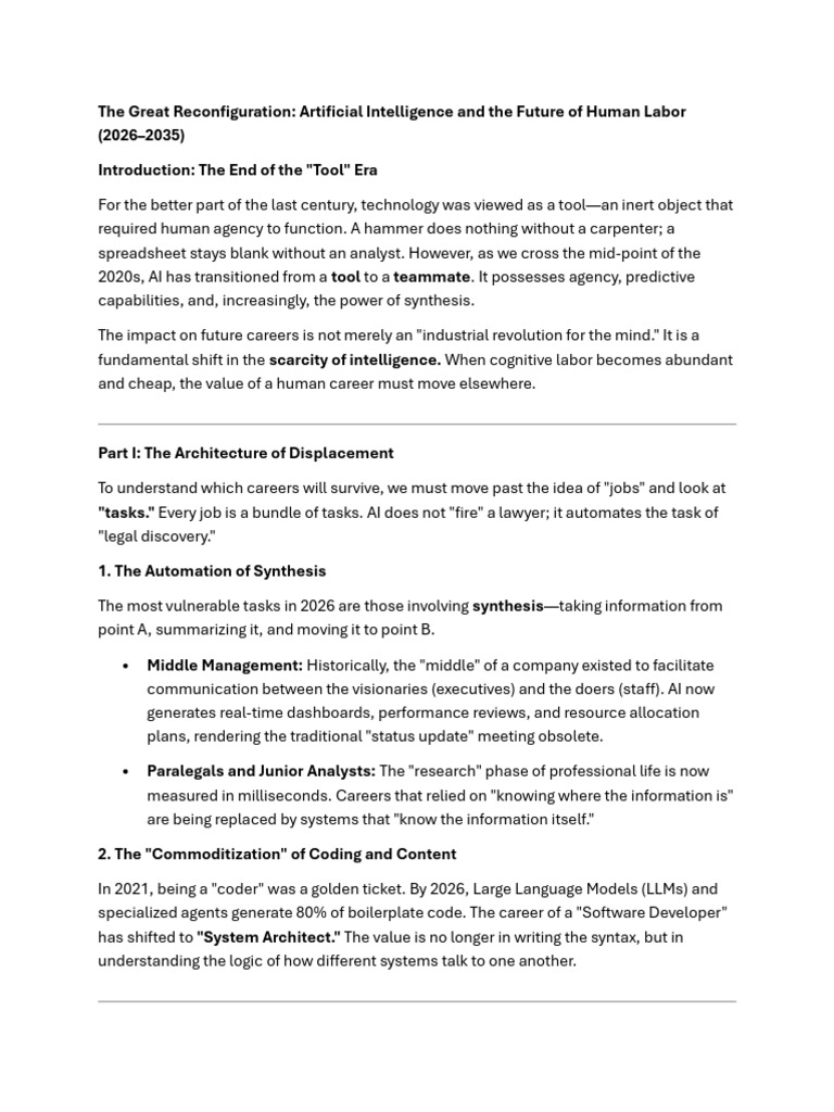 The Impact of Artificial Intelligence on Future Careers (1)-001 | PDF