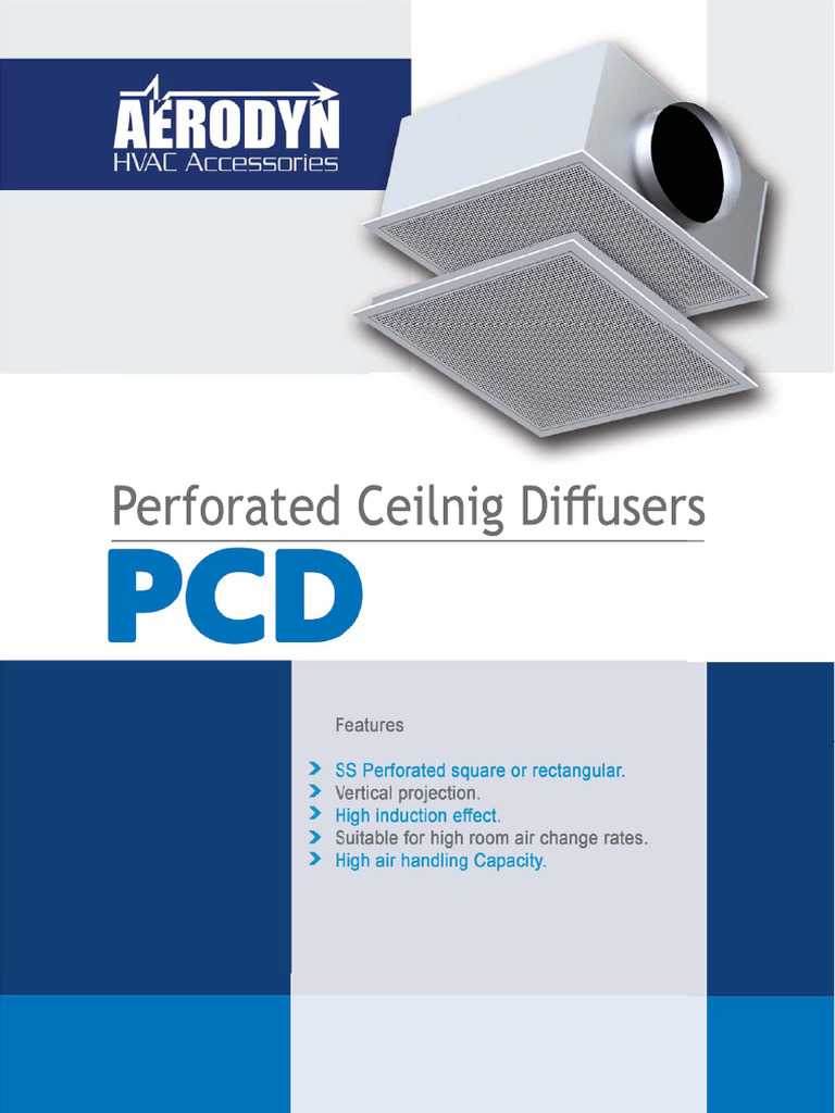 Perforated Ceilnig Diffusers PCD | PDF
