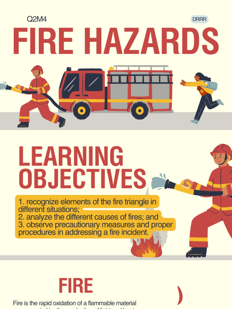 4 - DRRR Q4M4 - Fire Hazards | PDF | Fires | Combustion