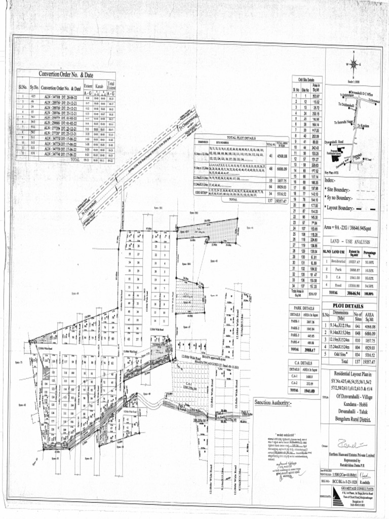 Final Approved Layout Plan - B & W | PDF