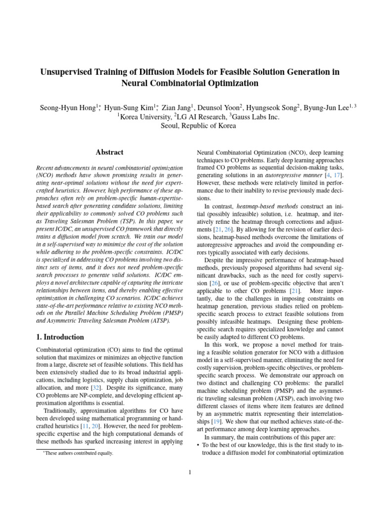 Hong 等 - 2025 - Unsupervised Training of Diffusion Models for Feasible ...