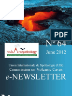 Commission On Volcanic Caves: E-Newsletter