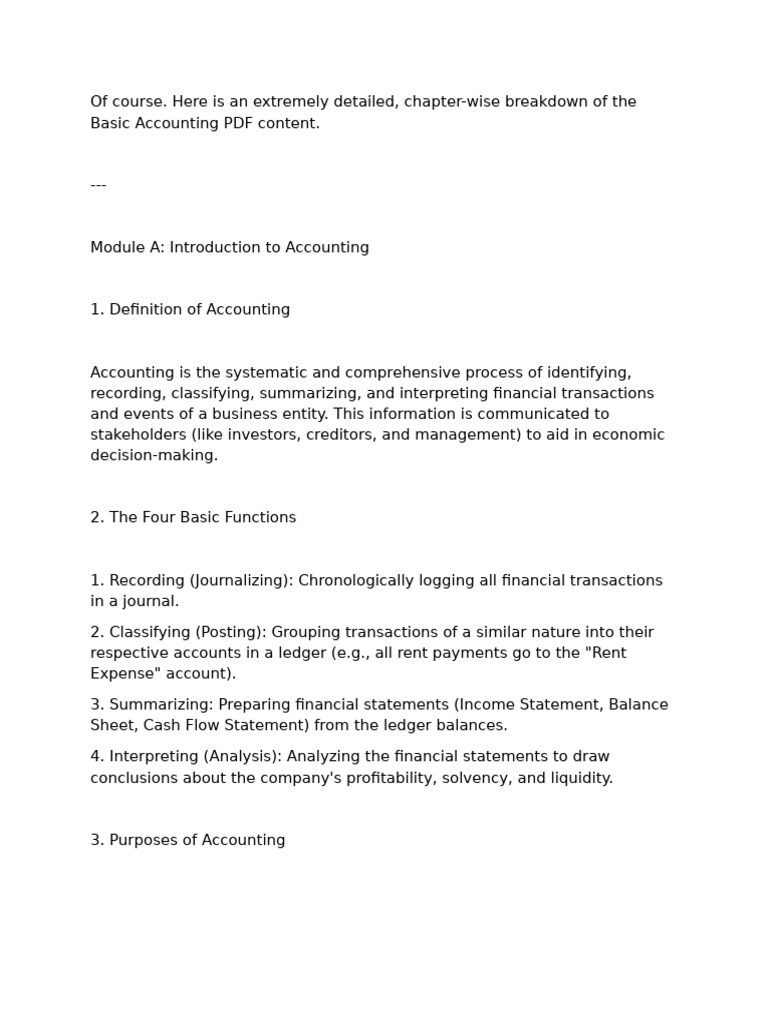 Accounting Principle | PDF | Debits And Credits | Depreciation