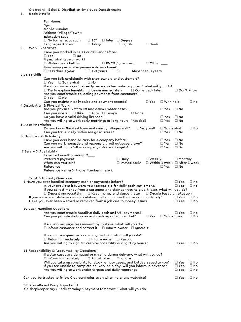 Emp Form | PDF | Cash | Money