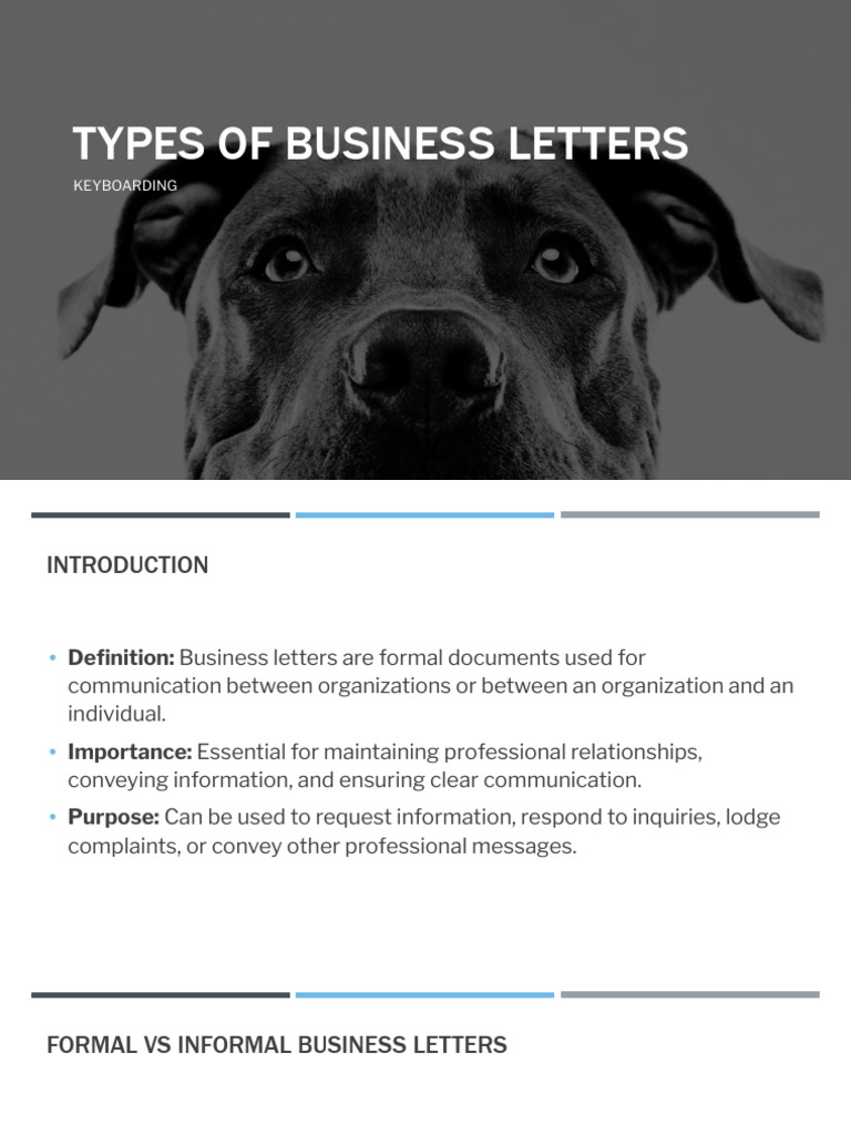 Types of Business Letters | PDF | Information | Communication