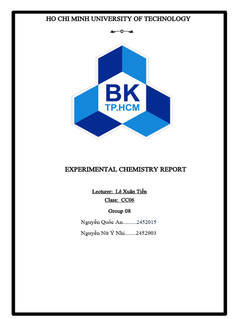 Final Version | PDF | Titration | Chemistry