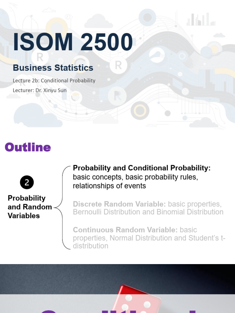 Lecture2b - Conditional Probability | PDF | Probability Distribution ...