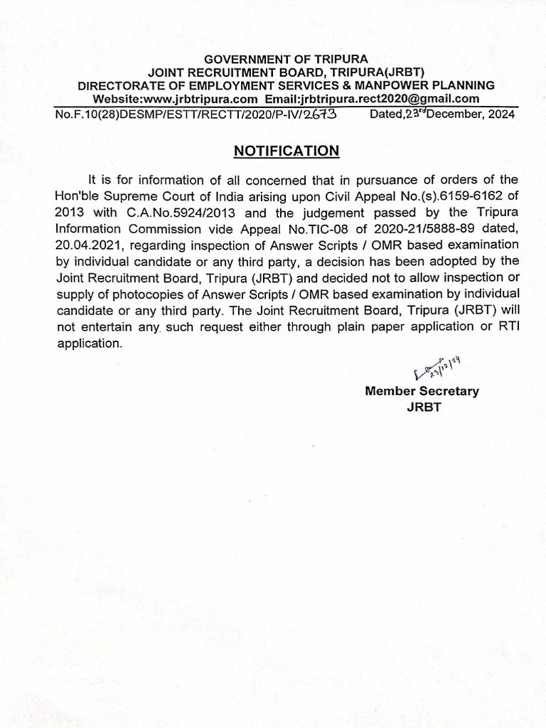 Notification | PDF