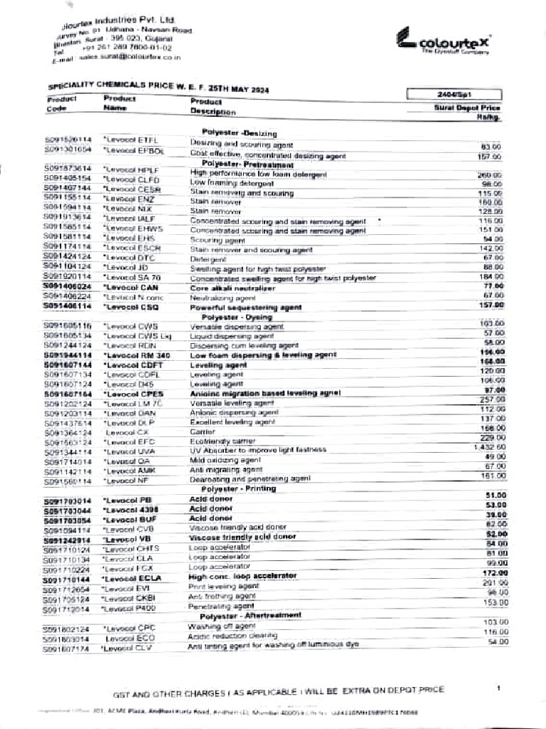 Ctex Chemical | PDF