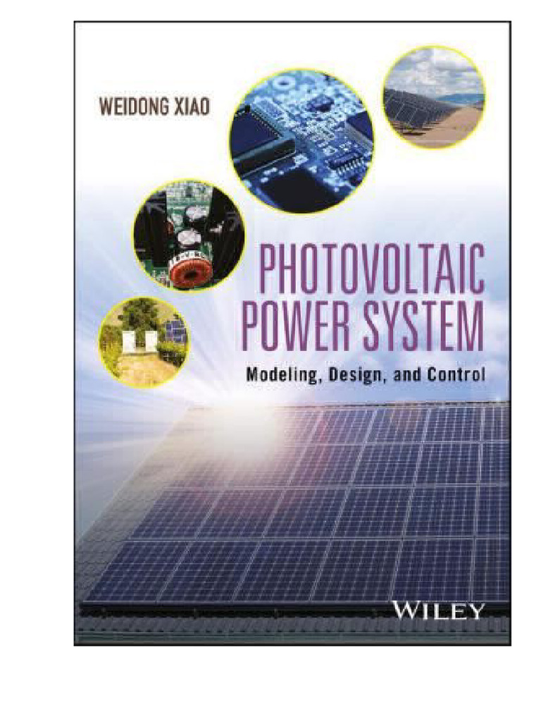 Photovoltaic Power System Modeling Design and Control Weidong Xiao | PDF