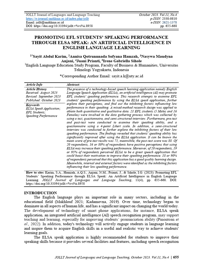 adminojs,+7+JOLLT+VOL+11+No+4+2023_Karim+cs+14+p | PDF | English As A ...