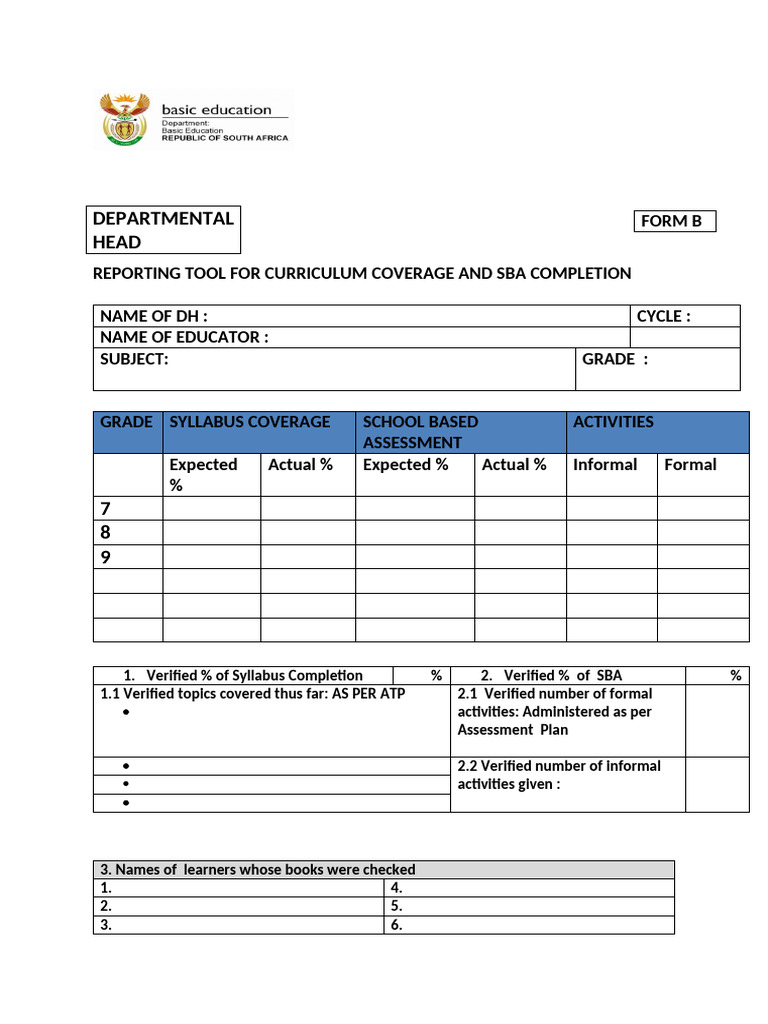 FORM B DH Report Verification Tool | PDF