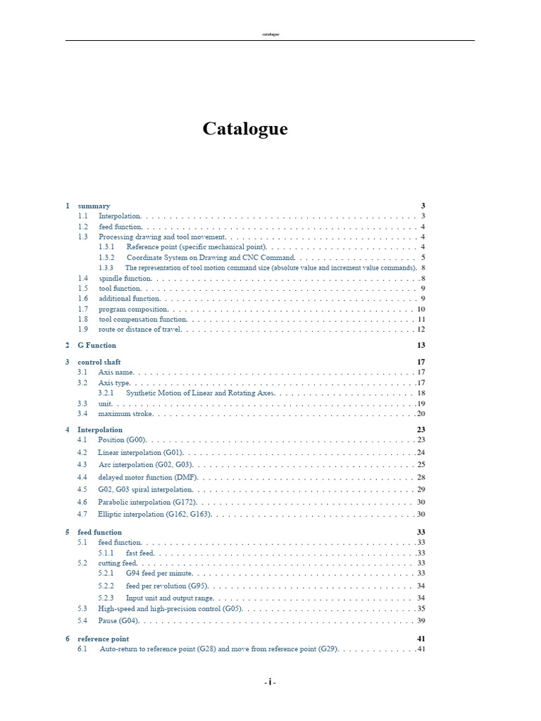 H-series Milling Machine Standard Programming_V6.3_translated | PDF ...