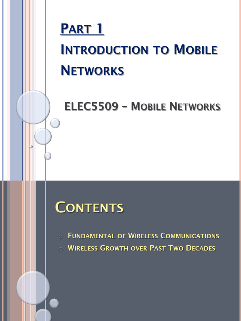 Chap 1 | PDF | Computer Network | Cellular Network