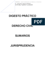 Digesto Pr Ctico de Derecho Civil - Sumarios de Jurisprudencia . Vol 1