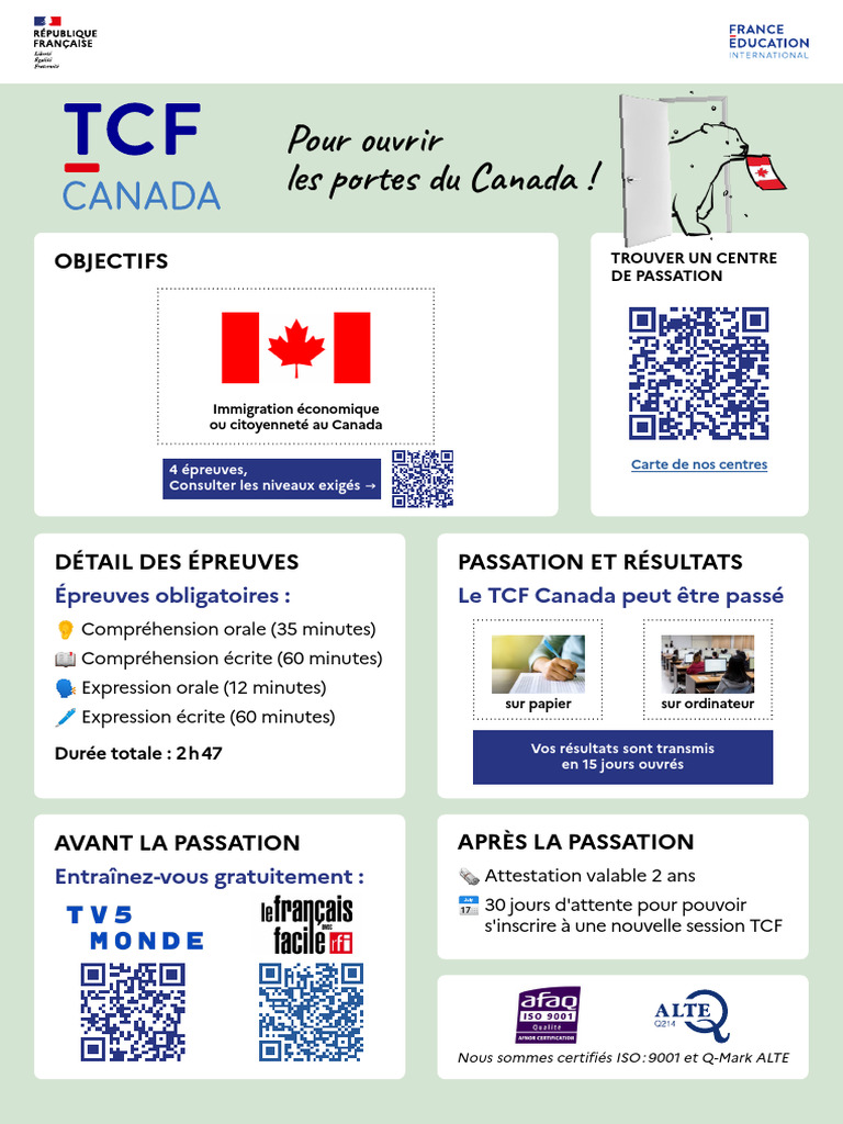 Presentation TCF Canada | PDF