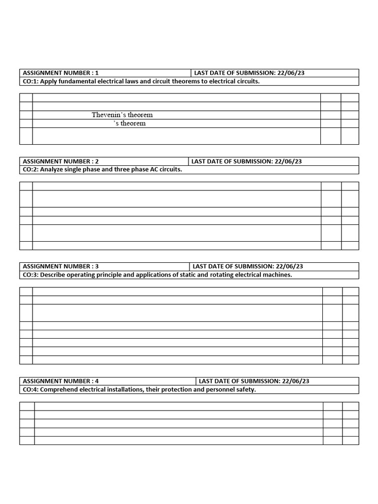 23. BEE Assignment EVEN 2022-23 | PDF | Transformer | Electrical Network