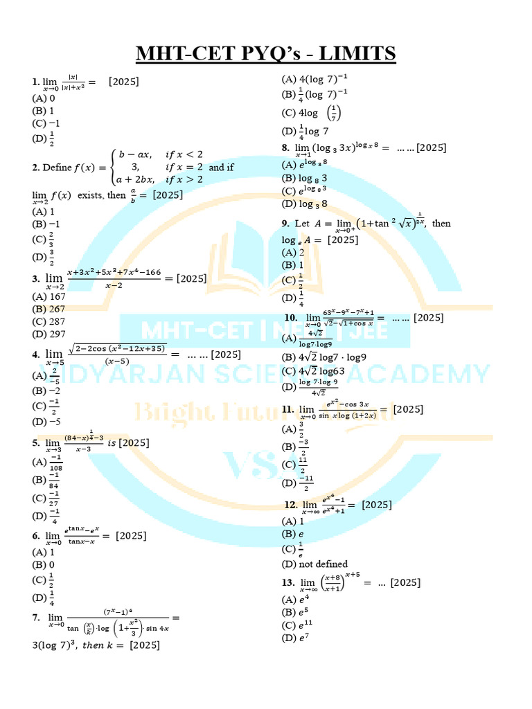 LIMITS | PDF
