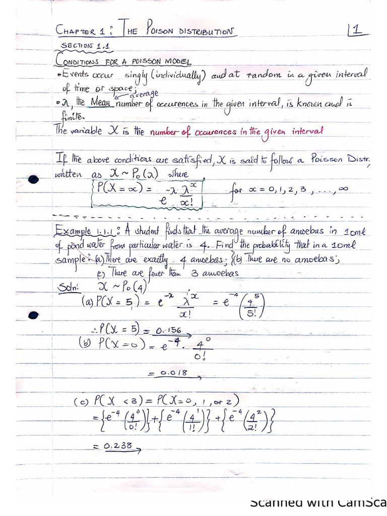 The Poisson Distribution | PDF