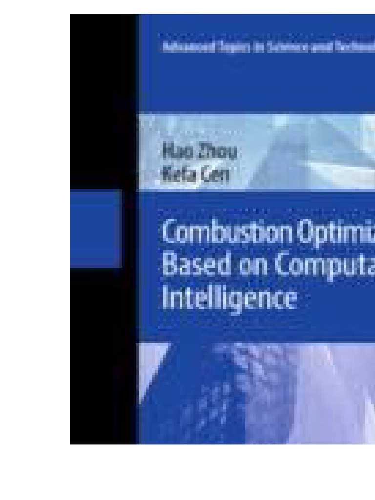 Combustion Optimization Based On Computational Intelligence 1st Edition ...