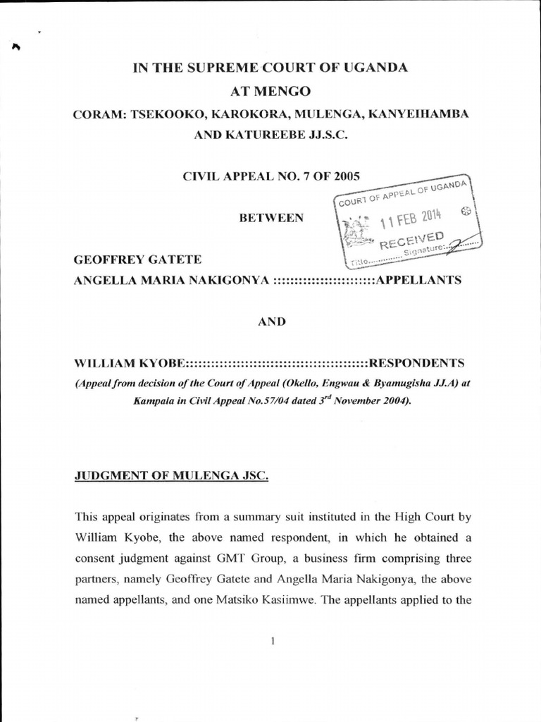 Leave to Appear and Defend Setting Aside Consent Judgment | PDF ...