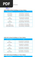 School Term Dates Calendar 2026 To 2027 | PDF | Observances