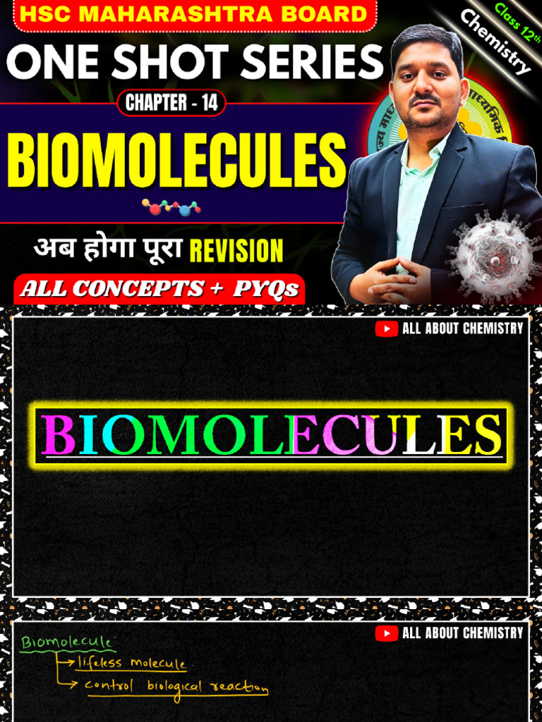 CHAPTER 14 Biomolecules_c09dc0c0 9ac6 4038 a6fb Bb9f905985d9 | PDF