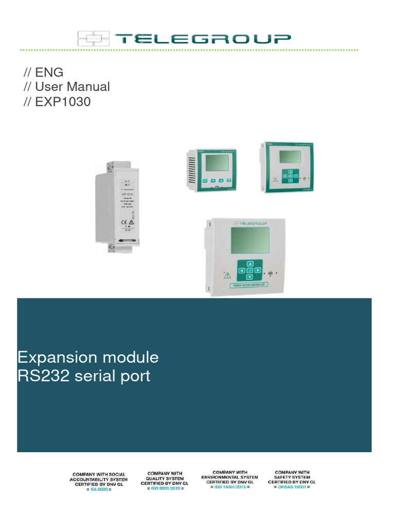 User Manual EXP1030 RS232 Module | PDF | Electrical Engineering ...
