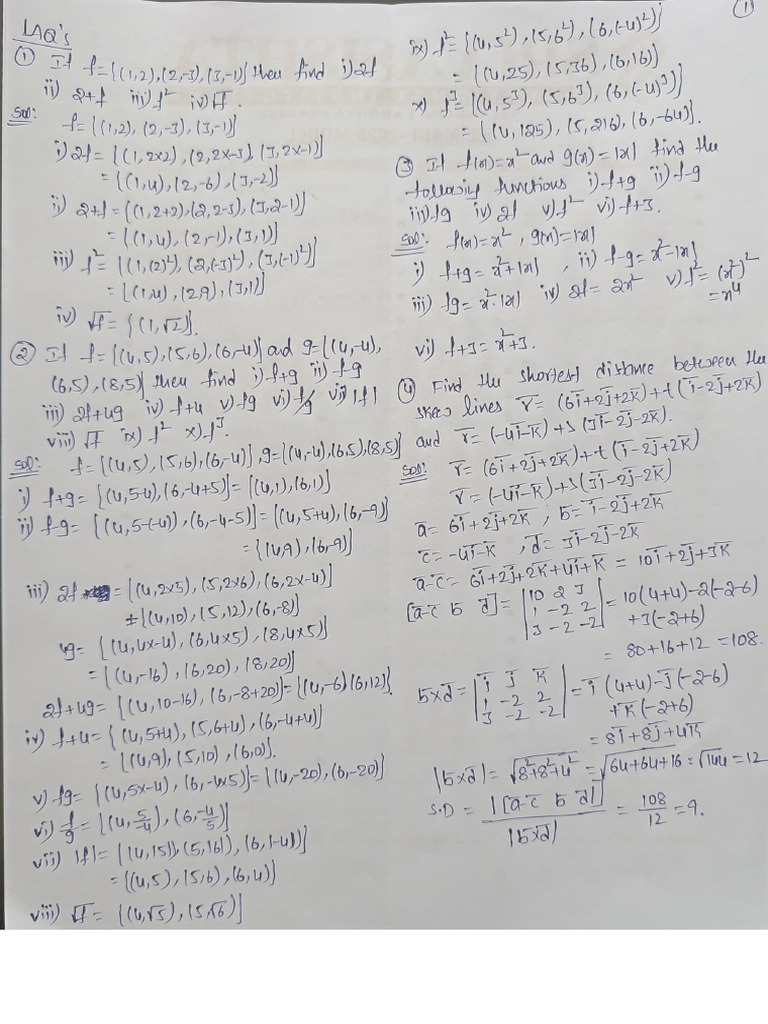 Maths a Copy | PDF