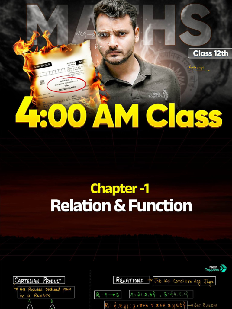 CBSE Class 12 Maths Final Revision 2026? Board Exam Ka Last Sprint | PDF
