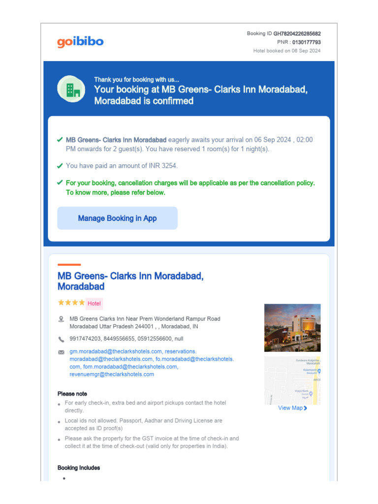 Booking Confirmation Voucher | PDF | Fee