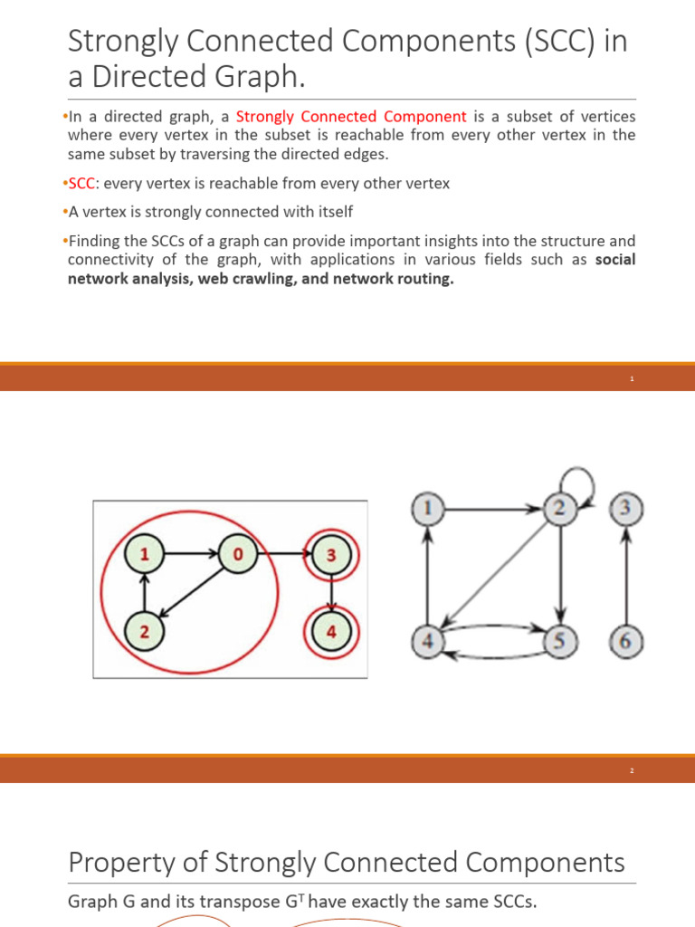 Graphs - Kosaraju Algorithm | PDF | Vertex (Graph Theory) | Algorithms ...