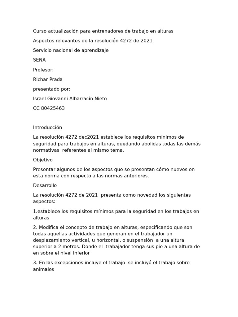 Aspectos Nuevos 4272 Igan 2024 | PDF