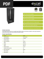 42U 800x1000 Rack Datasheet | PDF | Computers | Technology & Engineering