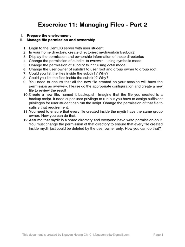 Lesson 5 - Managing Files - Part 2 | PDF | Computer Architecture ...
