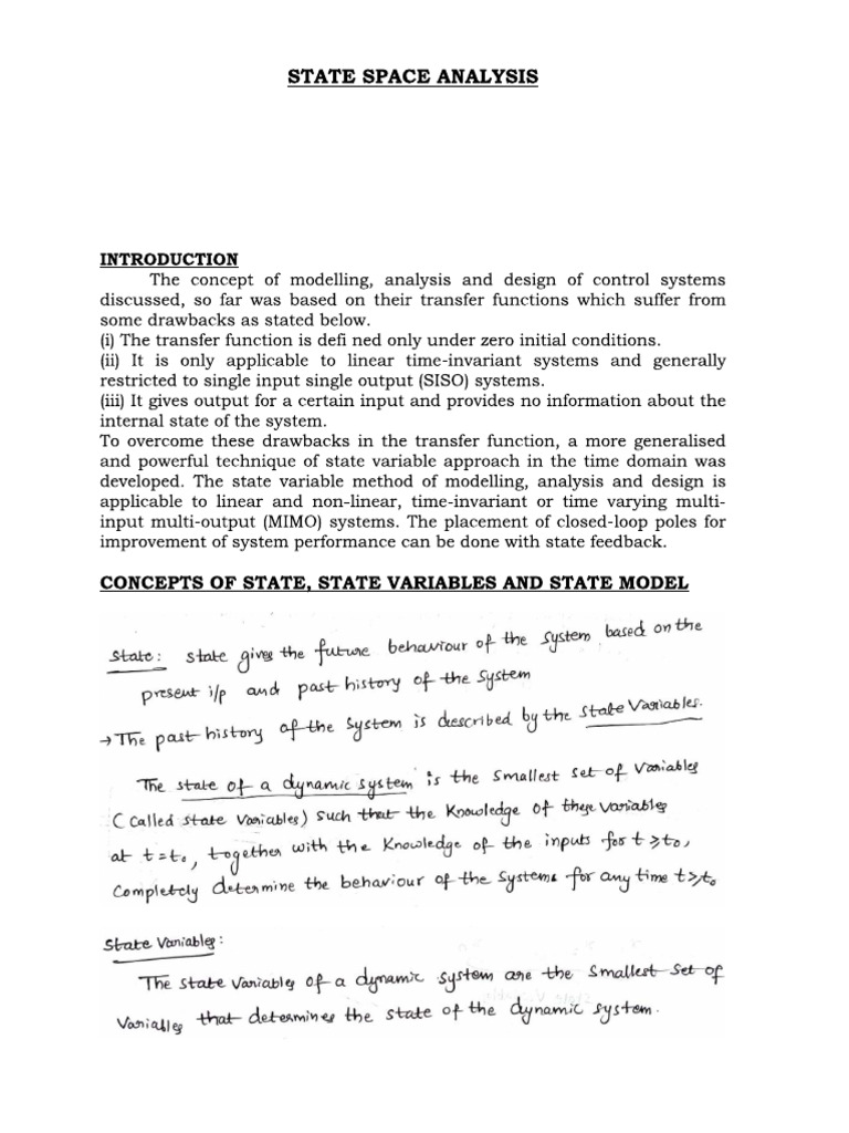 State Space Model | PDF