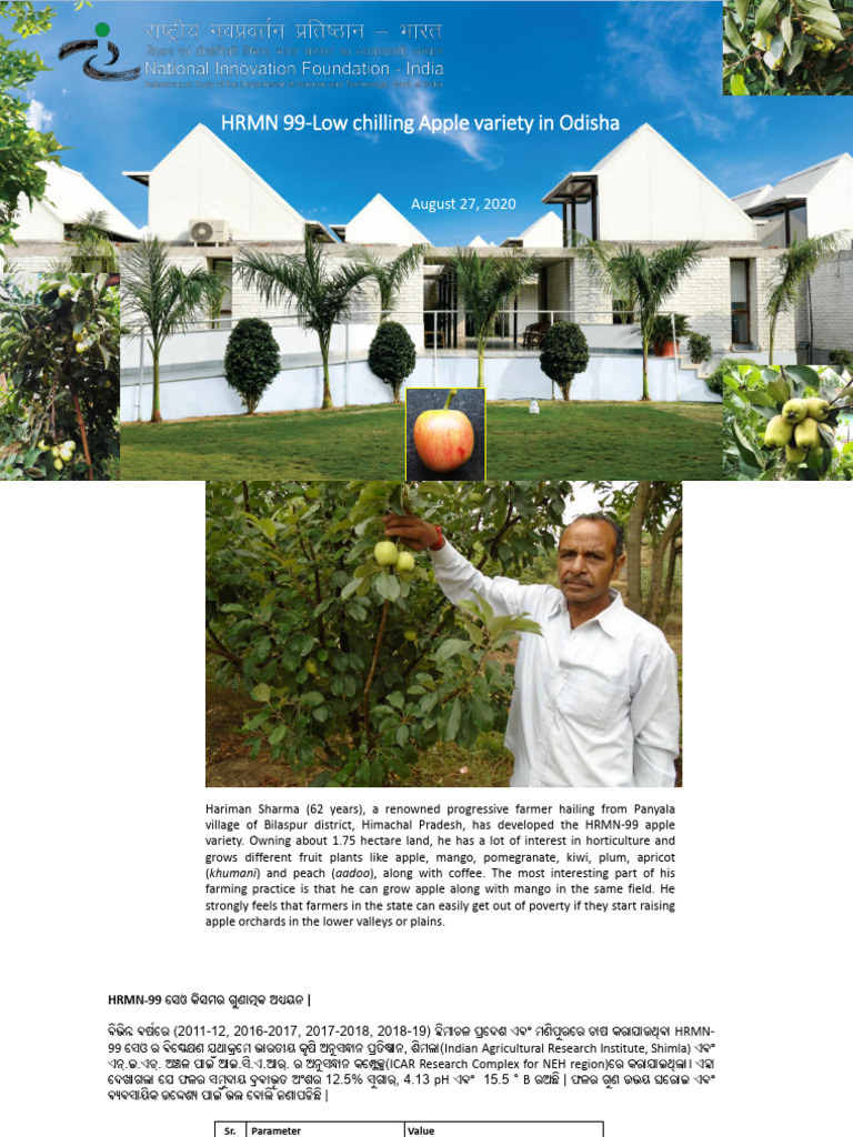 HRMN-99 Apple Varity by Mr. Hariman Sharma | PDF