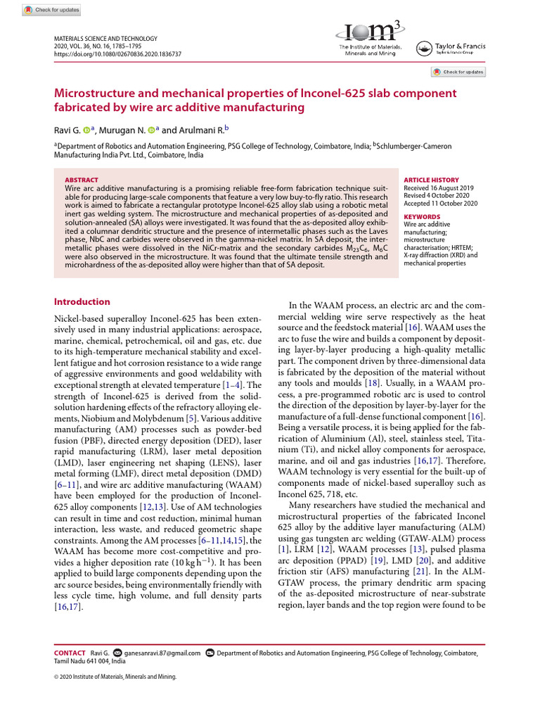 2020_Microstructure and Mechanical Properties of Inconel-625 Slab ...