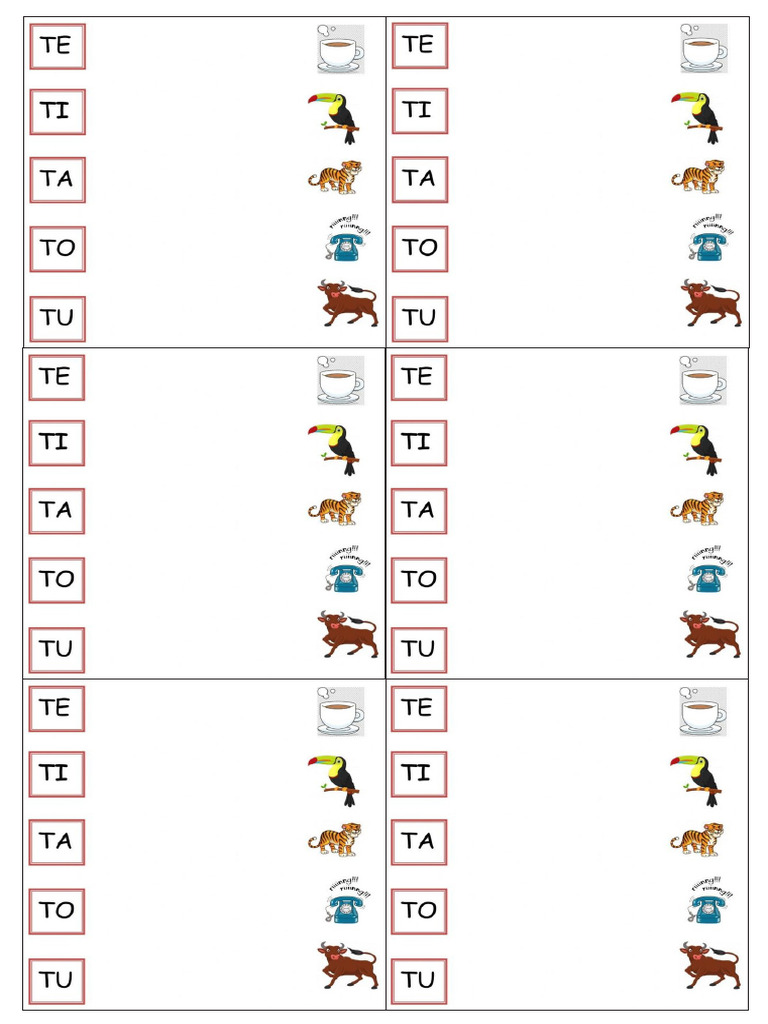 TA TE TI TO TU | PDF